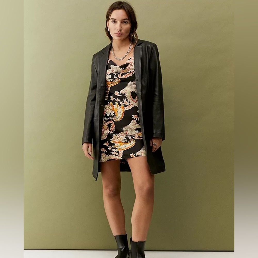 Urban Outfitters Mallory Cowl Dragon Dress